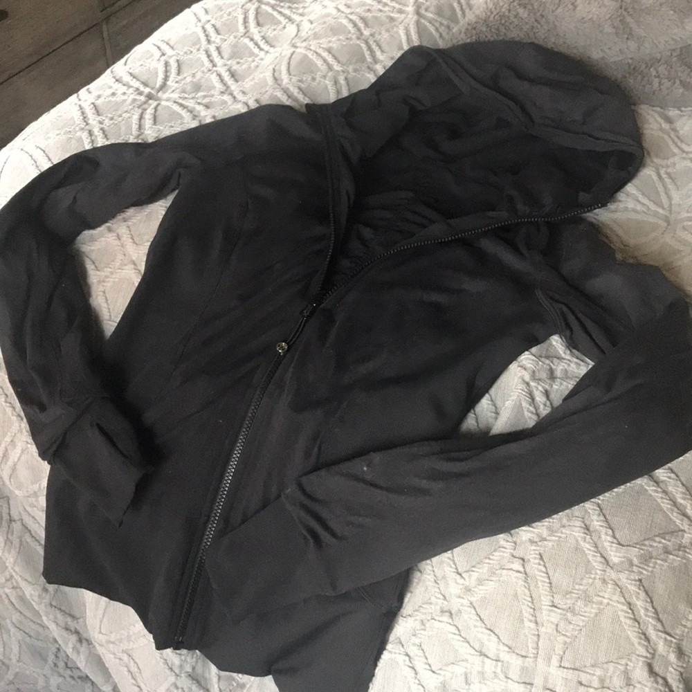 Black lululemon zip up